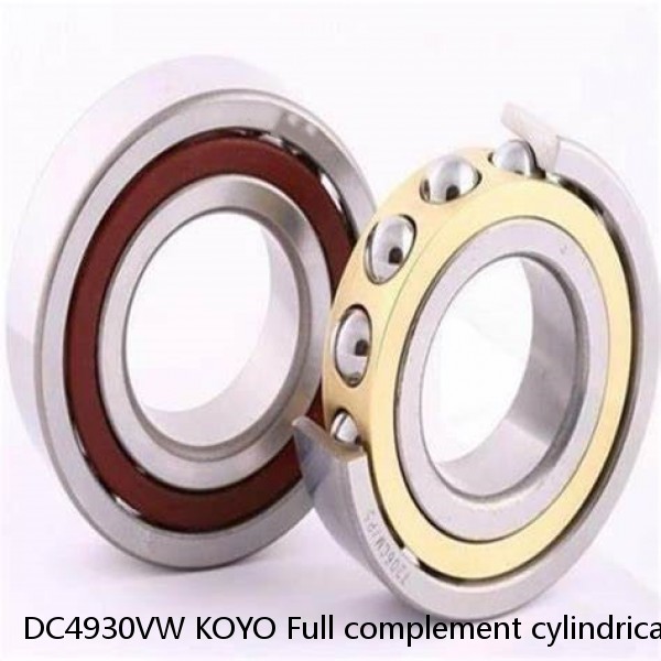 DC4930VW KOYO Full complement cylindrical roller bearings #1 small image