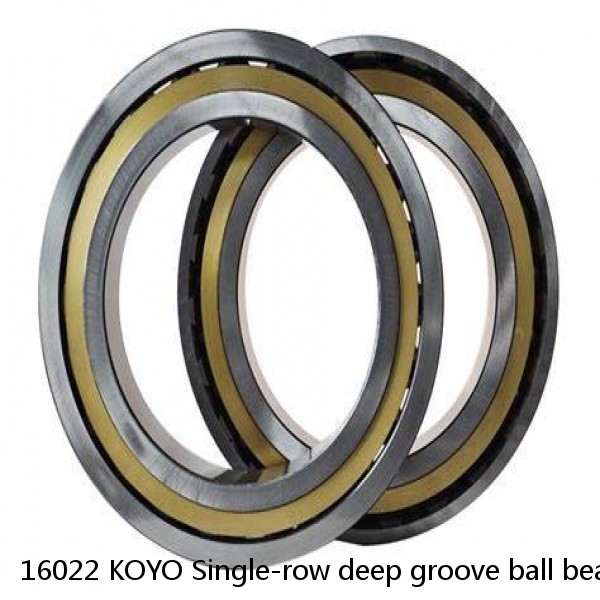 16022 KOYO Single-row deep groove ball bearings #1 small image