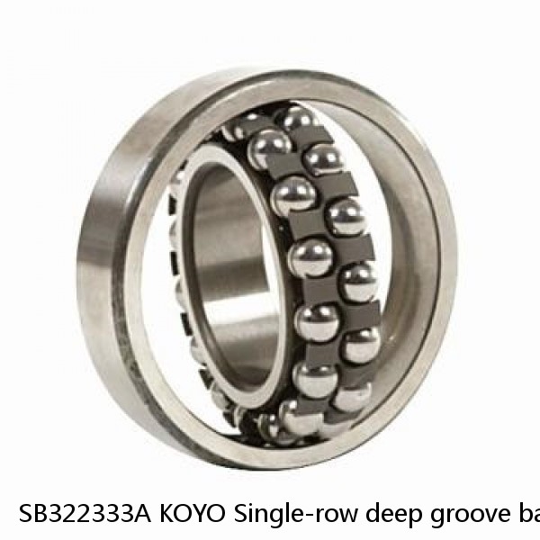 SB322333A KOYO Single-row deep groove ball bearings #1 small image