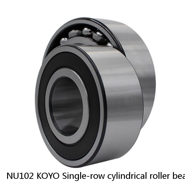 NU102 KOYO Single-row cylindrical roller bearings #1 small image