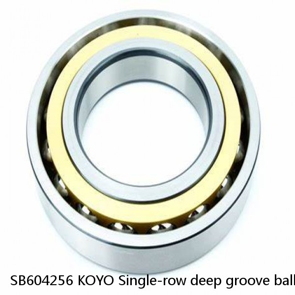 SB604256 KOYO Single-row deep groove ball bearings #1 image
