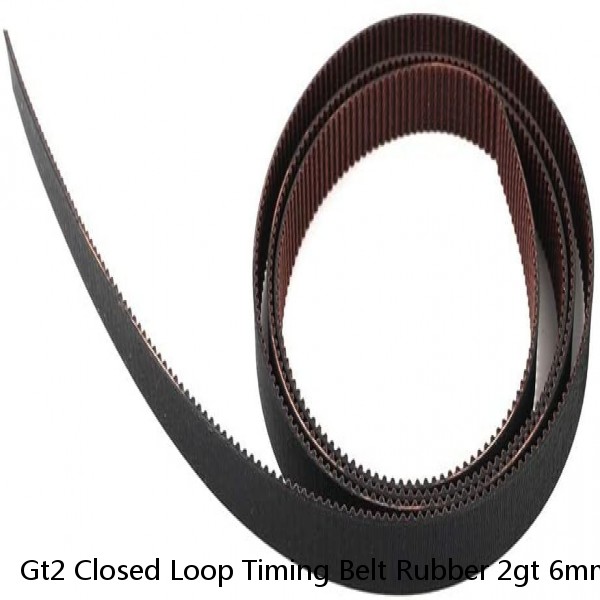 Gt2 Closed Loop Timing Belt Rubber 2gt 6mm 3d Printers Parts 300 Mm Synchrono... #1 image