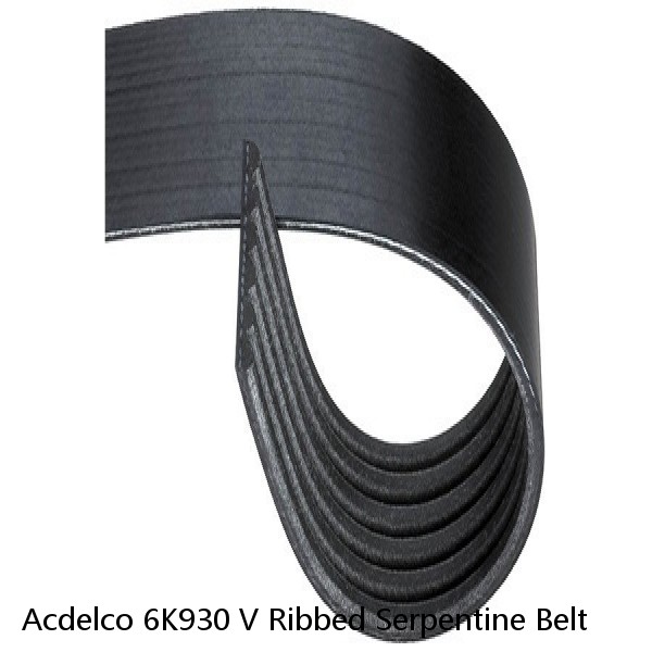 Acdelco 6K930 V Ribbed Serpentine Belt #1 image